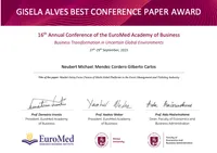 Gisela Alves Best Conference Paper Award 2023